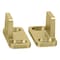 National Hardware National Hardware 1-3/4 in. L Brushed Gold Aluminum Double Floor Guide 1 pc N700-113 - alternate 1